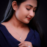 Antler Grace Necklace and Earrings Set